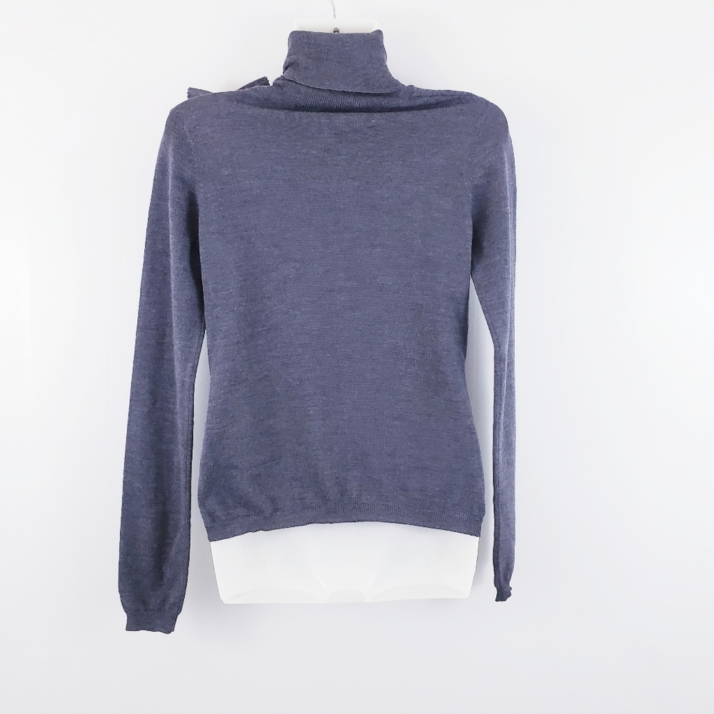 🚫SOLD🚫 Red Valentino Gray Wool Bow Sweater - Picture 6 of 8
